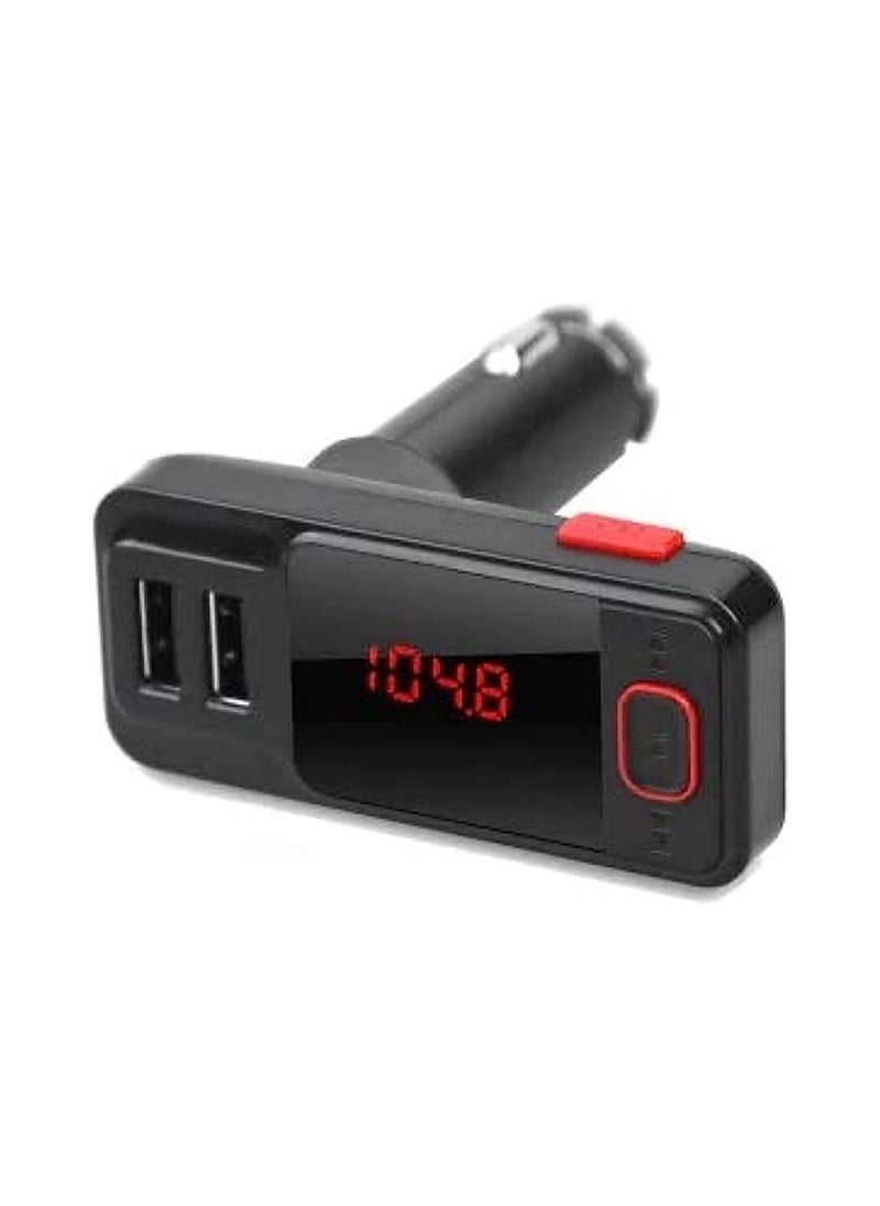 Gigamax - BT719 Bluetooth Dual USB Car Charger, MP3 Player, FM Modulator, AUX, MicroSD - Image 1