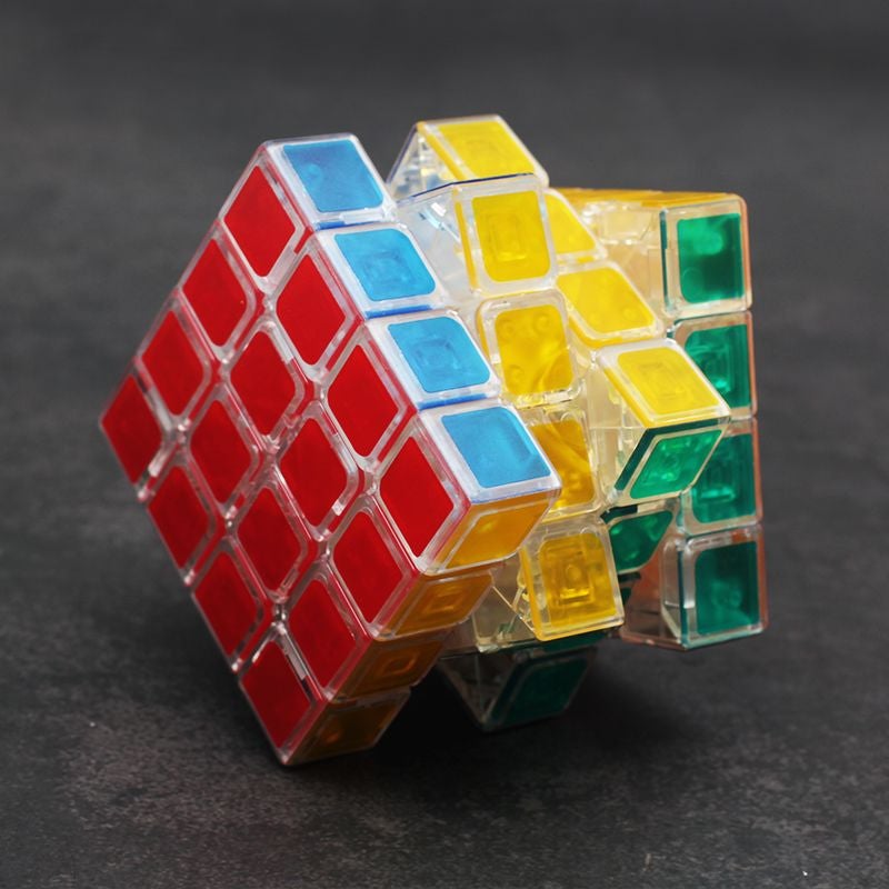 ZCUBE مجموعة ألغاز مكعبات شفافة - 2×2 3×3 4×4 وهرم - لعبة تعليمية للمبتدئين - Image 3