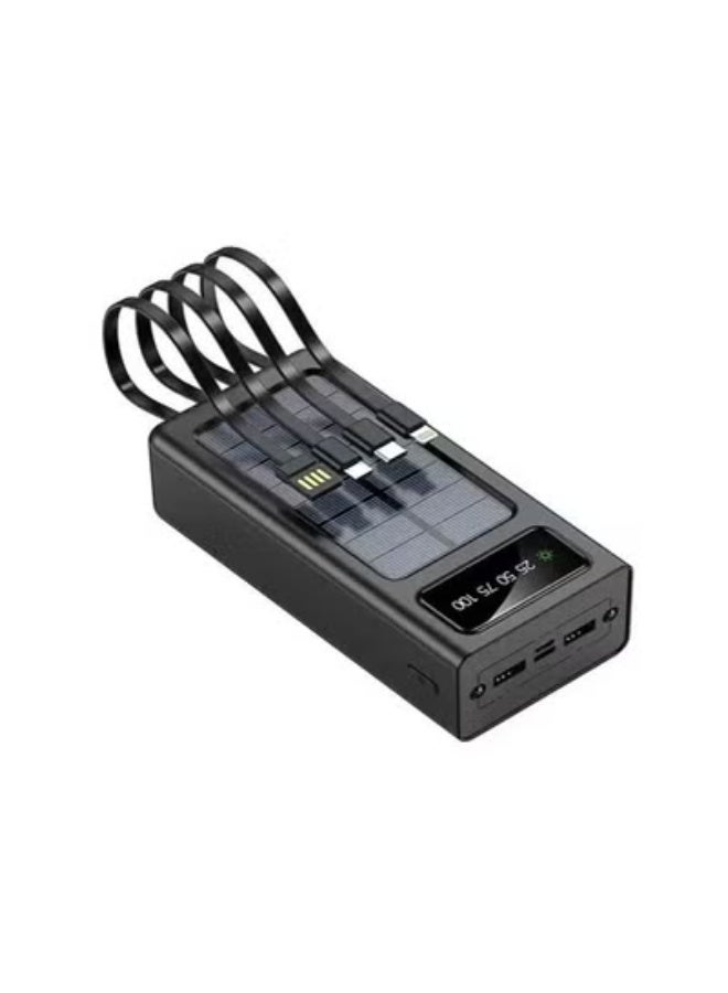 TIGER Power Bank 3 – 40000mAh Ultra-High Capacity Portable Charger | Fast Charging with 22.5W PD & QC 3.0 | Dual USB + Type-C Ports | LED Display | Compatible with iPhone, Samsung, Huawei, Xiaomi, iPad & More – Black - Image 2