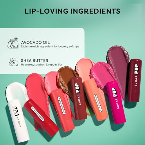 SUGAR POP Nourishing Lip Balm| Castor Oil, Shea Butter & Avocado Oil | Hydrating | 4.5gm - 05 Peach - Image 5