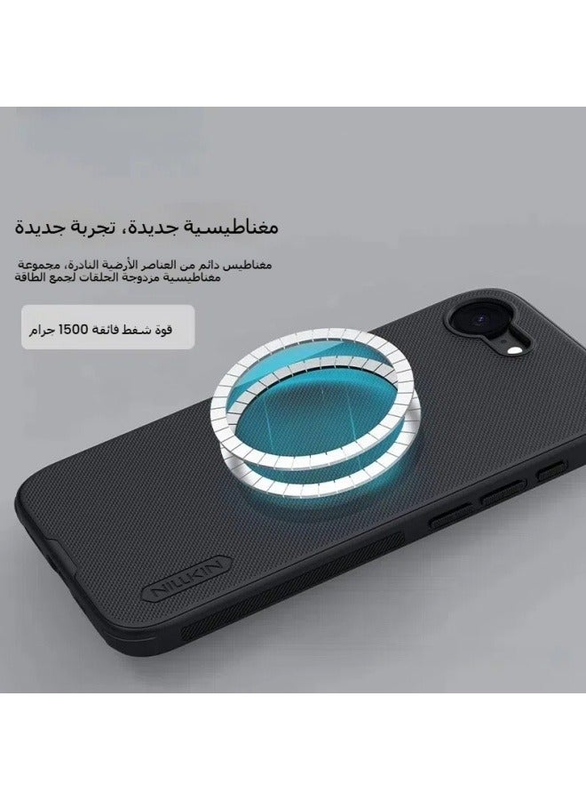 Nillkin Suitable for iPhone 16E 2025 magnetic mobile phone case frosted shield anti-fall mobile phone protective cover - Image 4
