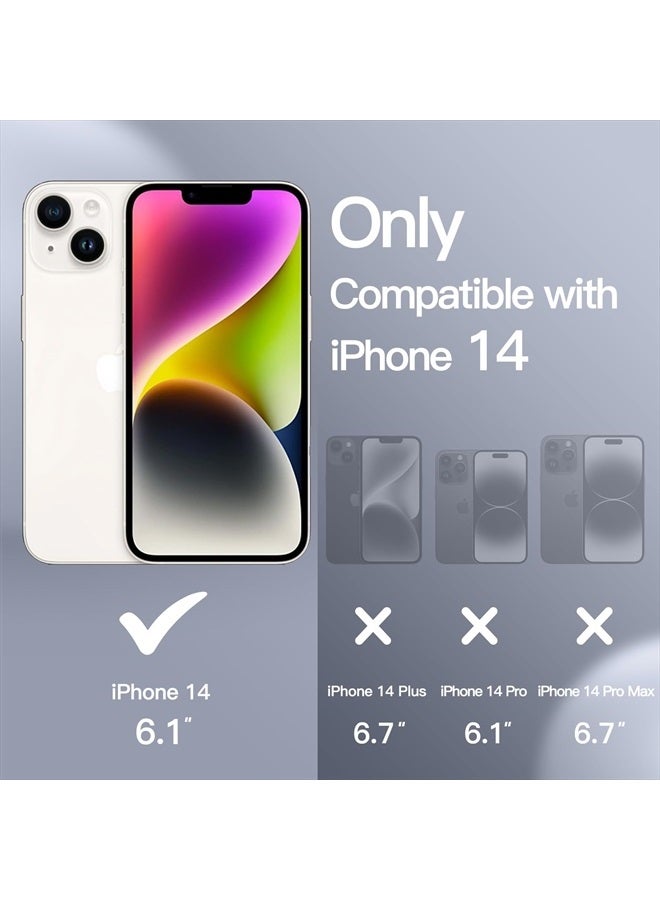 Jetech Silicone Case for iPhone 14 6.1-Inch, Silky-Soft Touch Full-Body Protective Phone Case, Shockproof Cover with Microfiber Lining (White) - Image 2