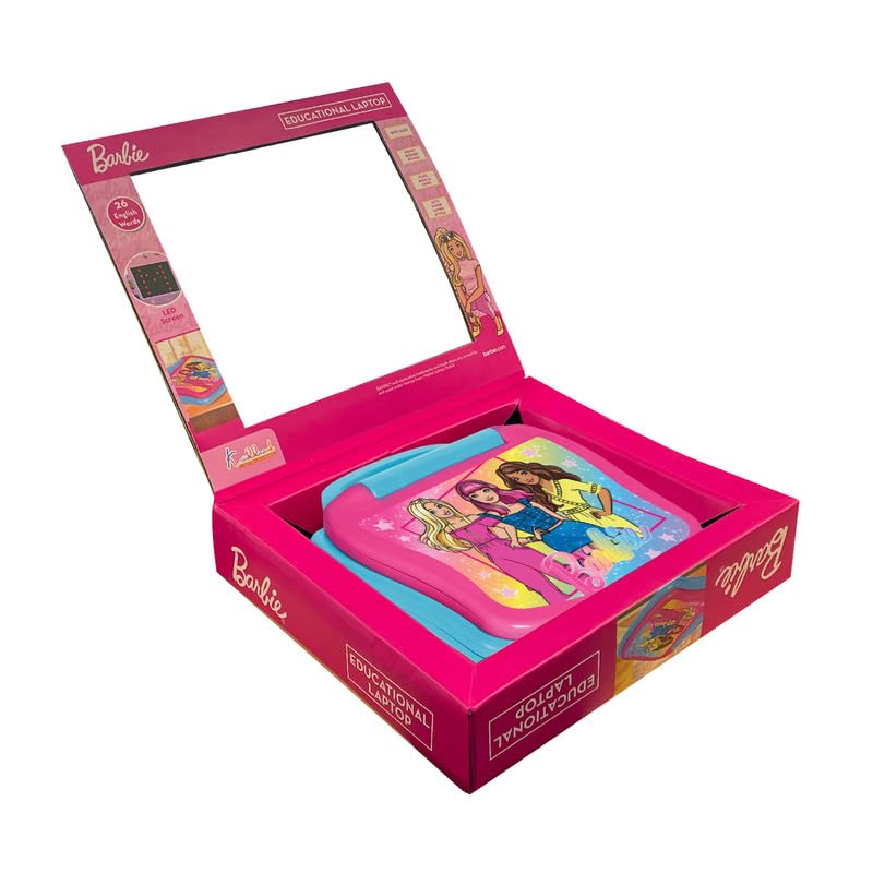Kriiddaank Barbie Educational Laptop with Screen for Kids | Fun & Educational Toy for Kids | Safe, Engaging & Interactive Play - Image 3