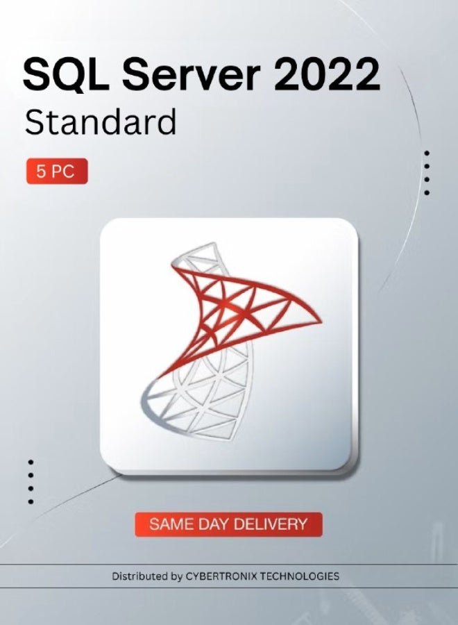 Office Microsoft SQL Server 2022 Standard 5PCs | Digital License | Same Day Delivery