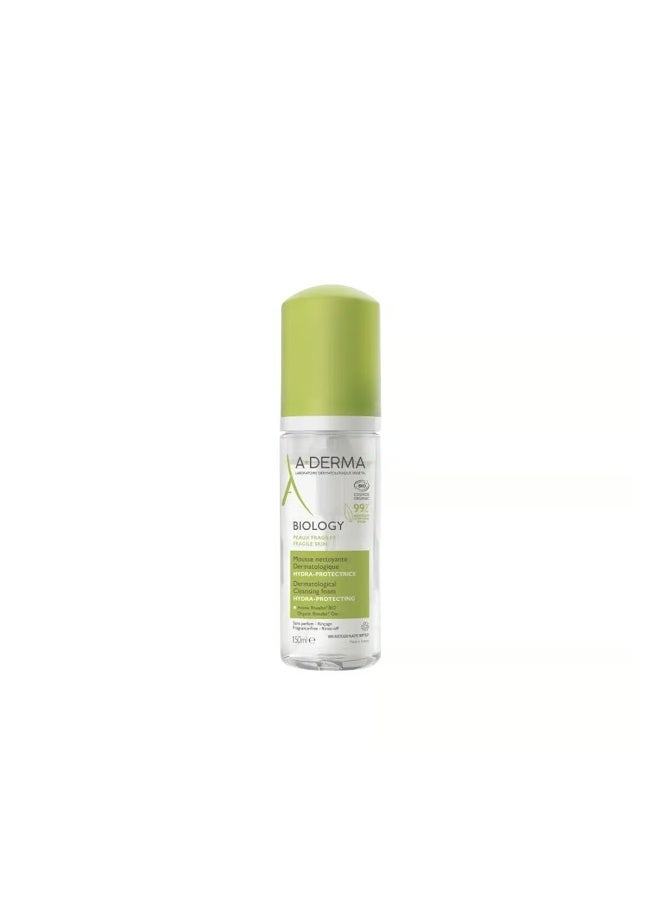 A-Derma Biology Hydra-Protecting Dermatological Cleansing Foam 150ml - Image 1