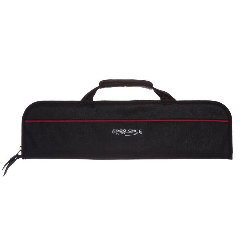 Ergo Chef 5 Pocket Chef Knife Case Roll Bag Bi-Fold (Black) Lightweight - Durable Nylon / Polyester Blendâ€“ Perfect for the Busy Traveling Chef - Image 1