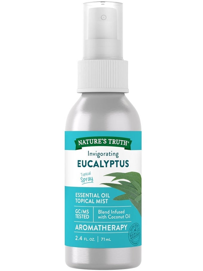 EUCALYPTUS MIST SPRAY 2.4 FL OZ | PURE ESSENTIAL OIL FOR AROMATHERAPY | GC/MS TESTED