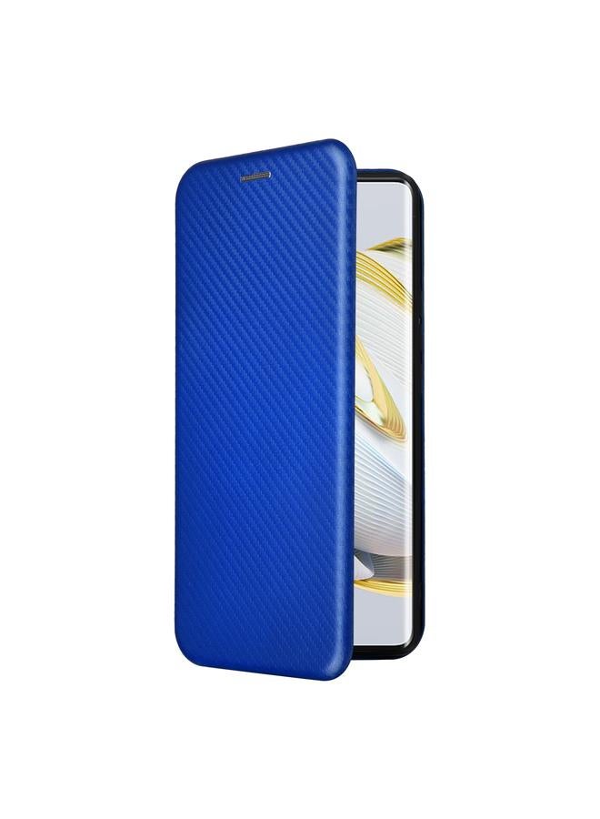 اس-توب جراب لهاتف Huawei Nova 10 مصنوع من ألياف الكربون وجلد قابل للطي - Image 2