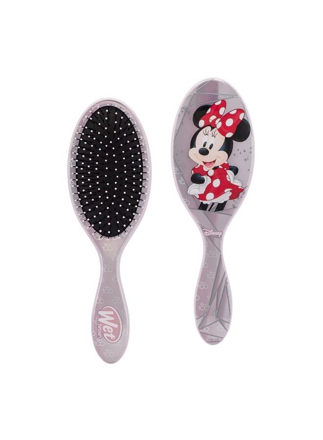Wet Brush Original Detangling Brush, Minnie Mouse (Disney) - Detangler Brush with Soft & Flexible Bristles - Detangling Brush for Curly Hair - Tangle-Free Brush for Straight, Thick, & Wavy Hair - Image 1