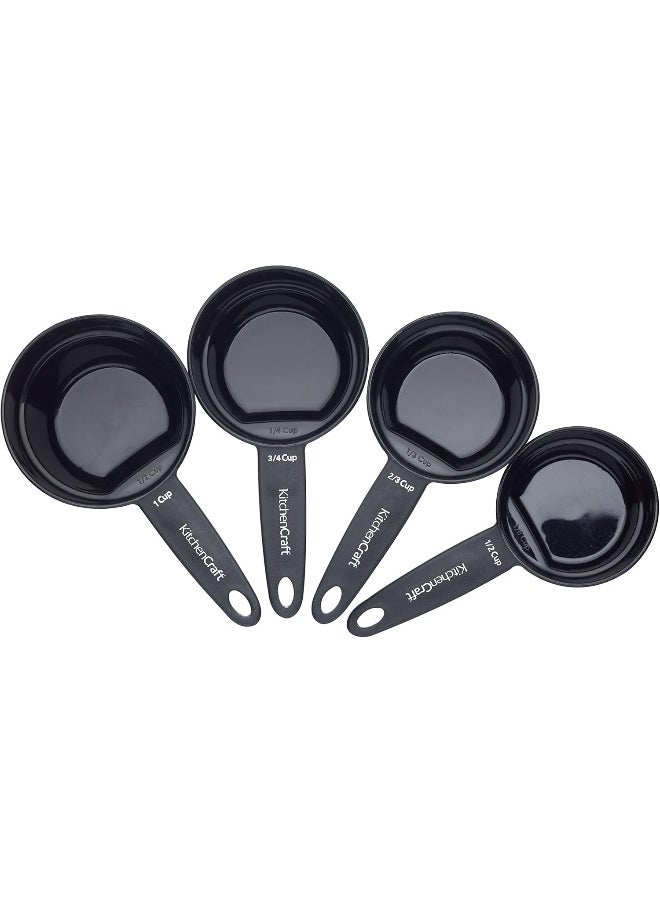 KitchenCraft KITCHENCRAFT KCMCUPSET Easy Nest Magnetic Measuring Cups, Set of Four, Carded  - Image 1