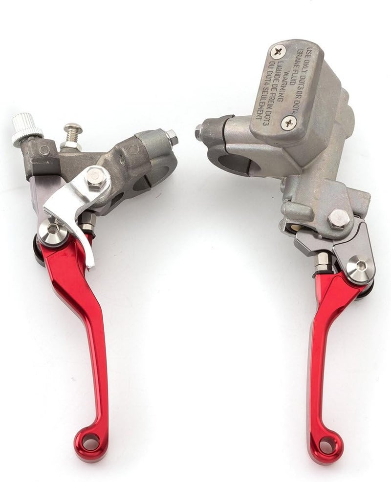 FXCNC Motorcycle Brake Master Cylinder Reservoir Clutch Lever Set for Various Honda Models - Image 1