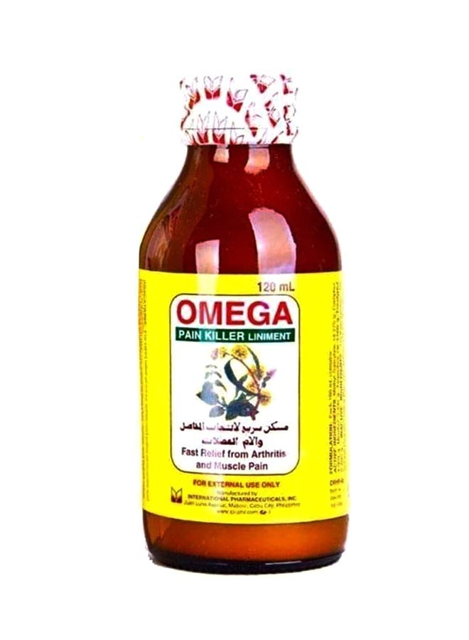 OMEGA Pain Killer Liniment, Fast Relief from Arthritis and Muscle Pain, 120ml - Image 2