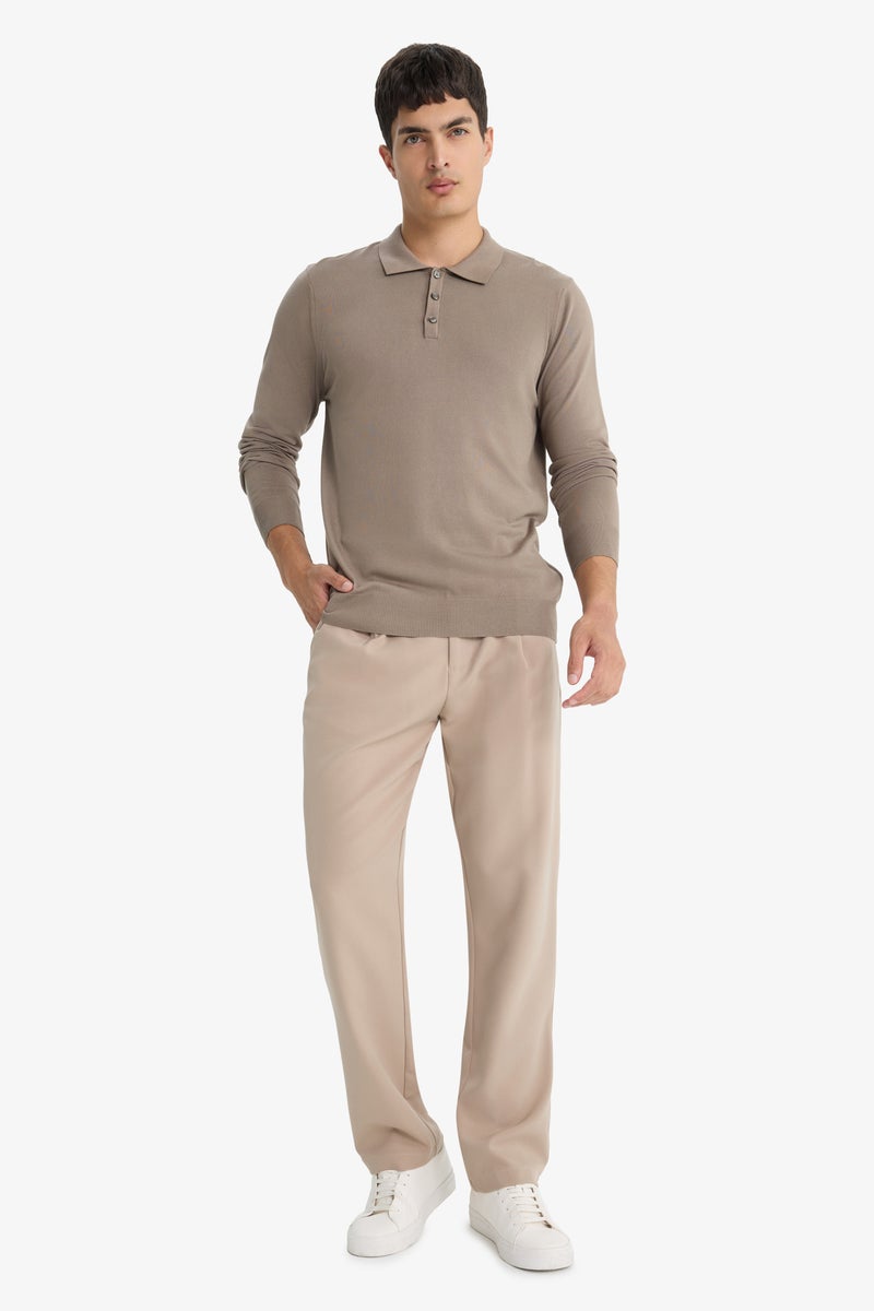 ديفاكتو بلوفر تريكو بريميوم قصة عادية بياقة بولو - Image 2