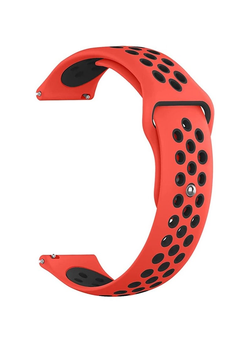Strap Silicone Band 20MM For Samsung Gear Sport/ Samung Watch 4/Watch 5 /Watch 5 Pro /S2 classic/active 2 40mm 44mm/Amazfit GTS 3/ GTS 4/4 Mini/Bip 3/Pro/GTS 2 mini/GTS 2e/Bip U/U Pro - Image 1