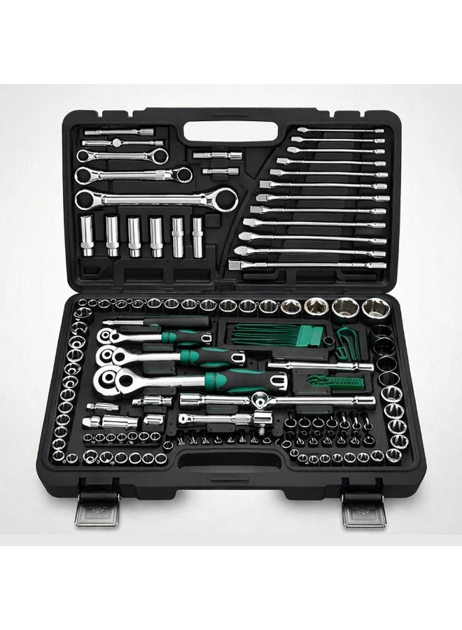 Manful Precision 151 Pcs Ratcheting Screwdriver & Socket Bit Set – Repair Tool Kit with Magnetic Driver, Multi-Tool Screwdriver Tool Set with Box Alloy Steel Small Electric - Image 1