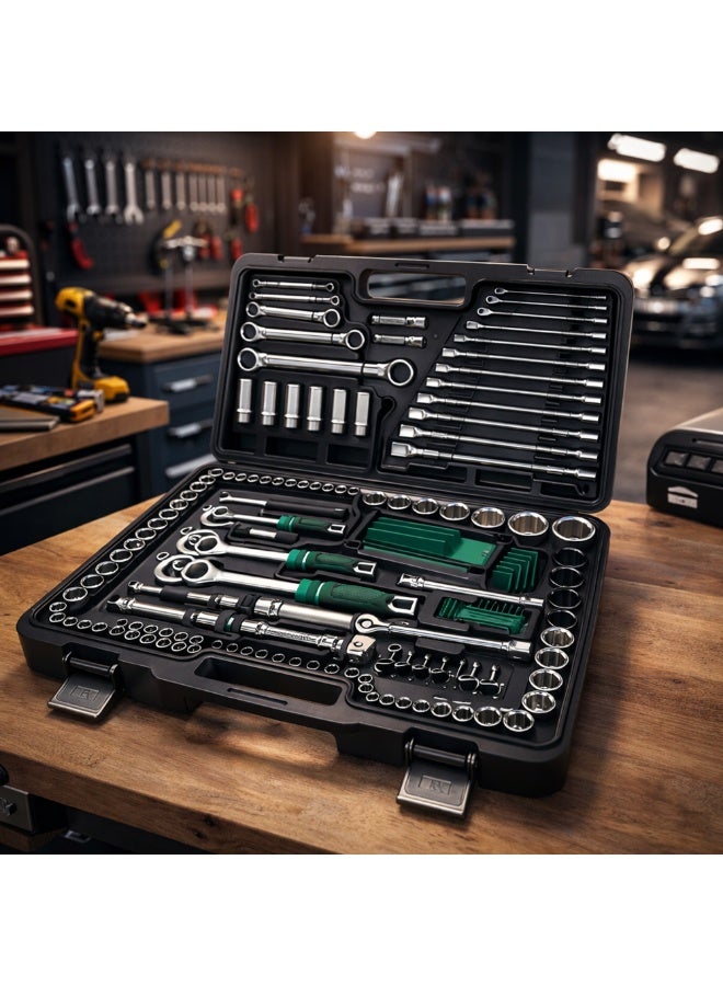 Manful Precision 151 Pcs Ratcheting Screwdriver & Socket Bit Set – Repair Tool Kit with Magnetic Driver, Multi-Tool Screwdriver Tool Set with Box Alloy Steel Small Electric - Image 3