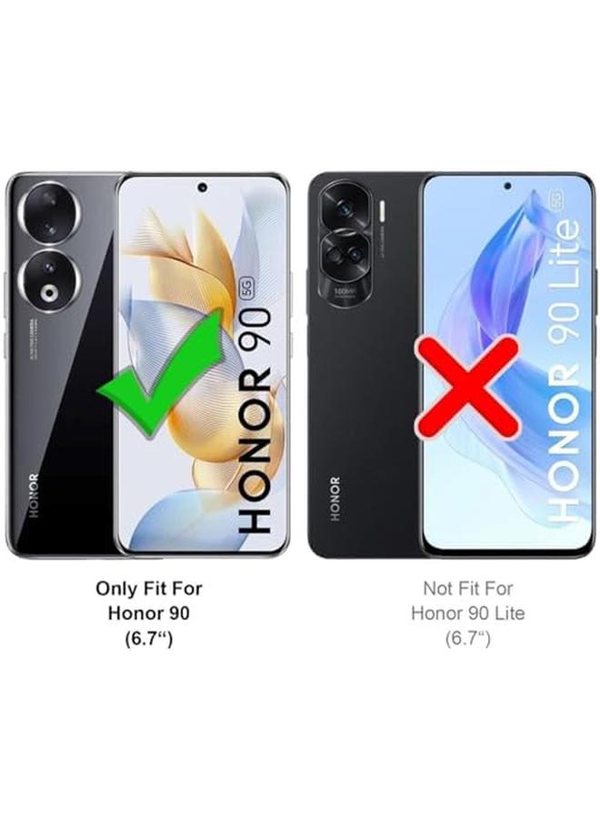 إيروريكس جراب متوافق مع هاتف Honor 90، جراب سيليكون مقاوم للصدمات رفيع للغاية لهاتف Honor 90، جراب سيليكون أسود 90 - Image 2