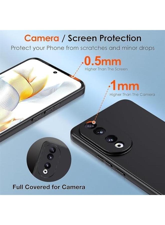 إيروريكس جراب متوافق مع هاتف Honor 90، جراب سيليكون مقاوم للصدمات رفيع للغاية لهاتف Honor 90، جراب سيليكون أسود 90 - Image 4