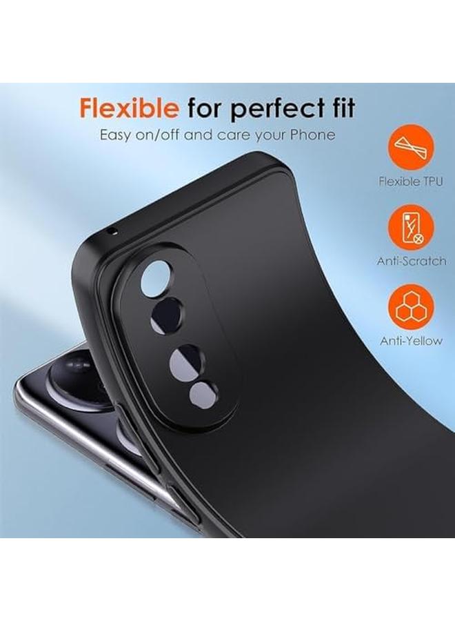 إيروريكس جراب متوافق مع هاتف Honor 90، جراب سيليكون مقاوم للصدمات رفيع للغاية لهاتف Honor 90، جراب سيليكون أسود 90 - Image 5