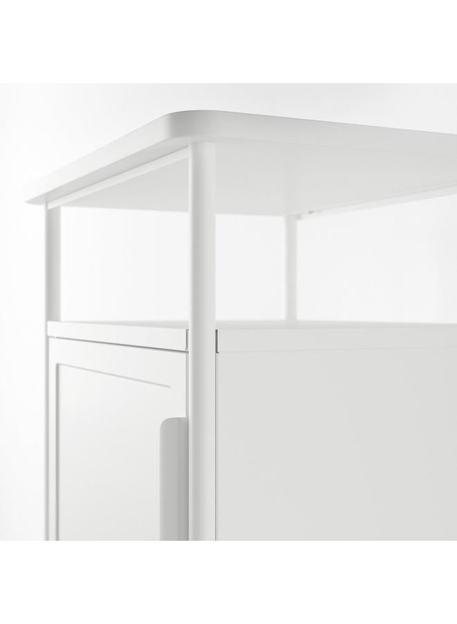 erorex Bedside Table, White, 45X36X59 Cm - Image 5