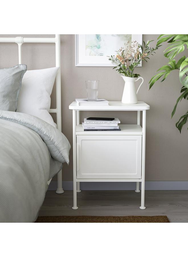 erorex Bedside Table, White, 45X36X59 Cm - Image 2