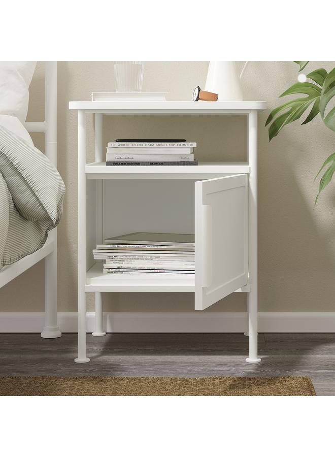 erorex Bedside Table, White, 45X36X59 Cm - Image 3