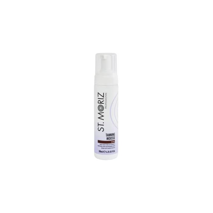 St Moriz Professional Dark Self Tanner Mousse - Sunless Instant Self Tanning Foam for a Deep, Natural Looking Fake Tan - With Aloe Vera & Vitamin E (6.76 fl oz)