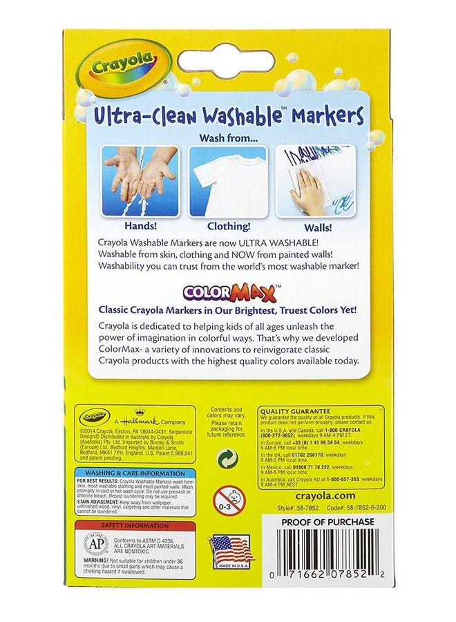 Crayola Ultraclean Fineline Classic Markers 10 Count 3 Pack - Image 3