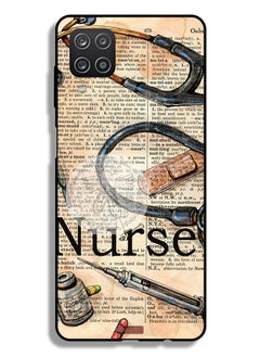 Tolwak Samsung Galaxy M12 Protective Case Cover Nurse Vintage Tools  - Image 1