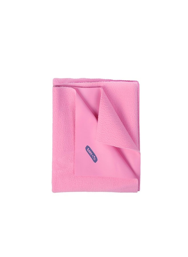 Luv Apple Dry Sheet for Baby | Extra Absorbent & Reusable | Bed Protector Sheet for Babies & Toddlers |Urine Sheet |Dry Mat (Medium, Baby Pink) (100CmX70Cm) - Image 1