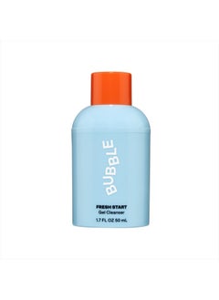 Bubble Skincare Fresh Start Gel Cleanser - Gentle Exfoliating Face Wash for Oily Skin - Formulated with Aloe Vera Juice + Caffeine to Protect and Soothe Complexion (50ml)  - Image 1