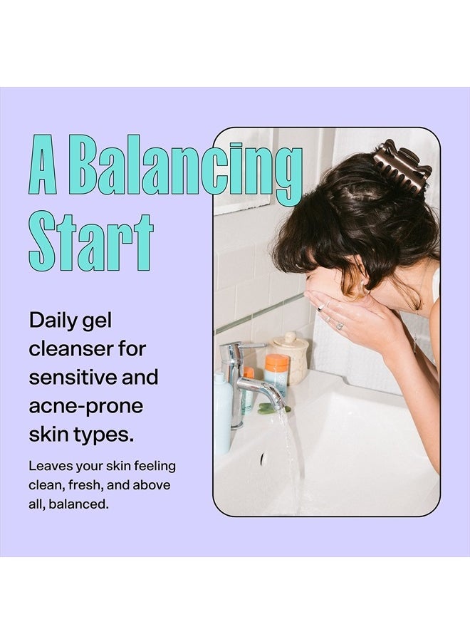 Bubble Skincare Fresh Start Gel Cleanser - Gentle Exfoliating Face Wash for Oily Skin - Formulated with Aloe Vera Juice + Caffeine to Protect and Soothe Complexion (50ml)  - Image 3