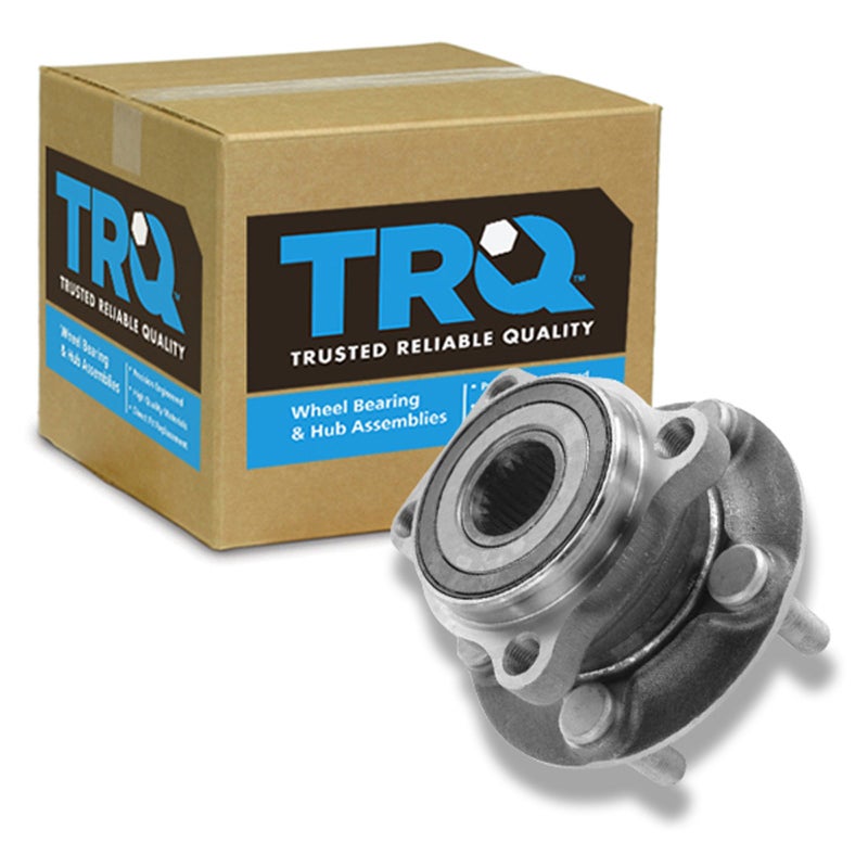 TRQ Front Wheel Bearing Hub Assembly with ABS Sensor Compatible with 20092014 Subaru Forester 20122014 Impreza 20052014 Legacy Outback 20132014 XV Crosstrek