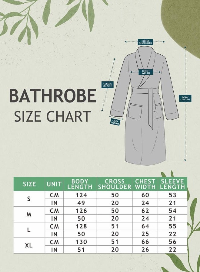 KORBLISS Robes for Women – Premium Plush Fleece Long Bathrobe for Women with Shawl Collar, Soft Warm Womens Robe, Dark Grey, L - Image 5