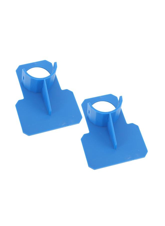 Thoraya - 2Pcs Swimming Pool Pipe Holder Above Ground Swimming Pool Hose Support Brackets Above Ground Pool Accessories Blue - Image 1