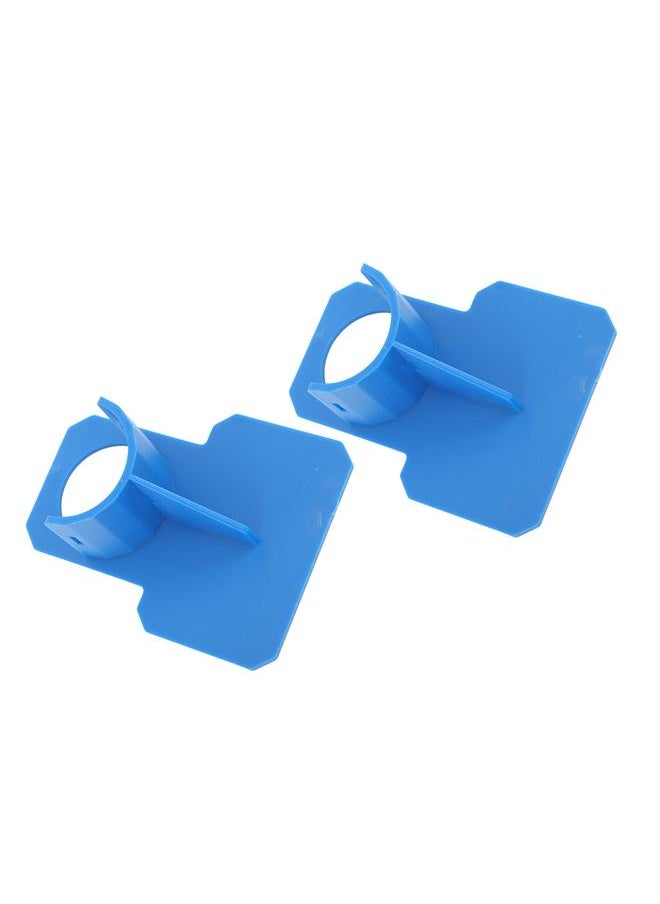 Thoraya - 2Pcs Swimming Pool Pipe Holder Above Ground Swimming Pool Hose Support Brackets Above Ground Pool Accessories Blue - Image 1