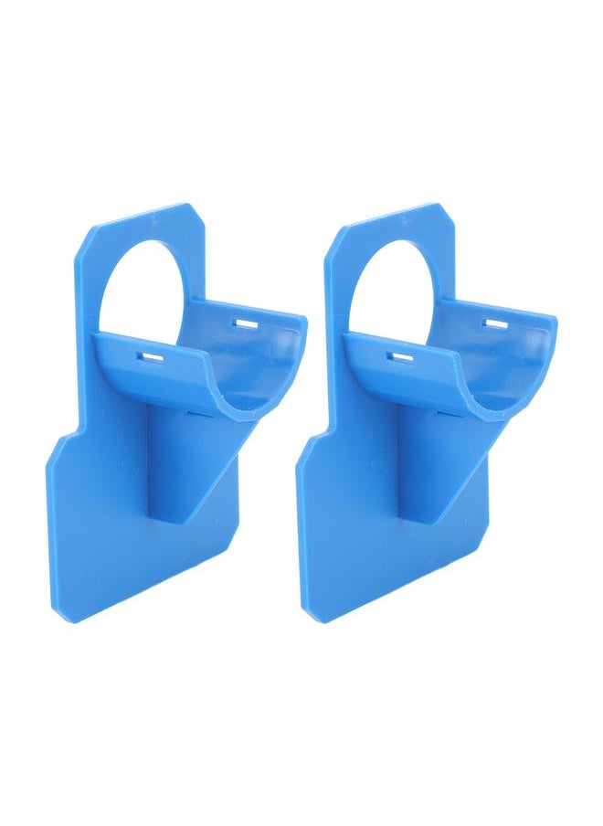 Thoraya - 2Pcs Swimming Pool Pipe Holder Above Ground Swimming Pool Hose Support Brackets Above Ground Pool Accessories Blue - Image 1