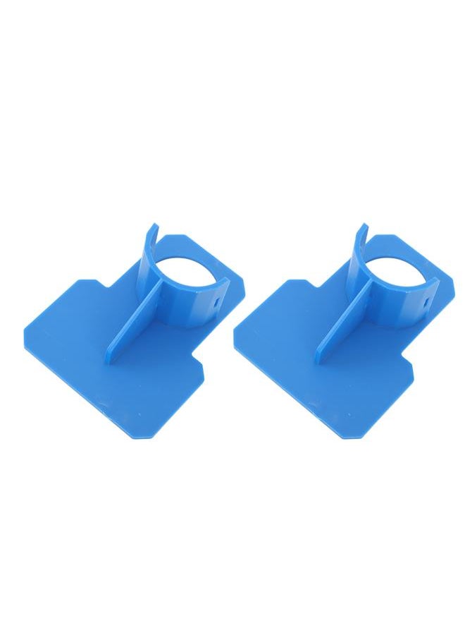 Thoraya - 2Pcs Swimming Pool Pipe Holder Above Ground Swimming Pool Hose Support Brackets Above Ground Pool Accessories Blue - Image 1