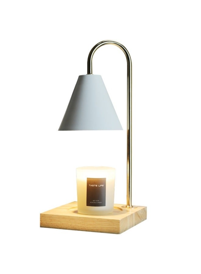 Candle Warmer Lamp, Dimmable Candle Lamp with Wood Base, Electric Candle Lamp for Small Large Size Jar Candles, Gift Idea for Home Office - Image 1