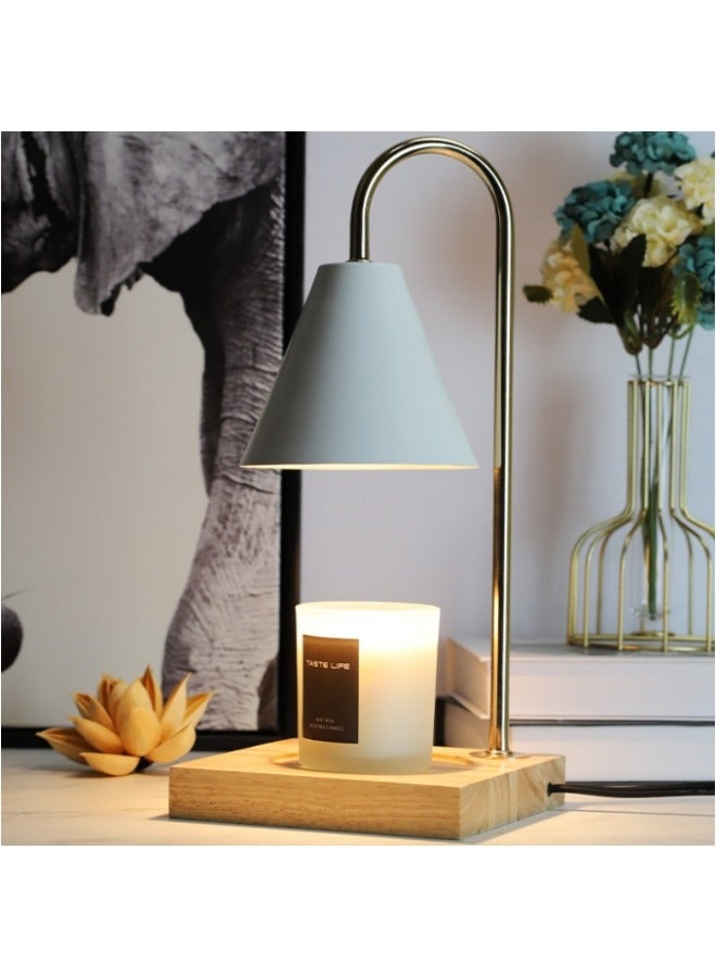 Candle Warmer Lamp, Dimmable Candle Lamp with Wood Base, Electric Candle Lamp for Small Large Size Jar Candles, Gift Idea for Home Office - Image 2