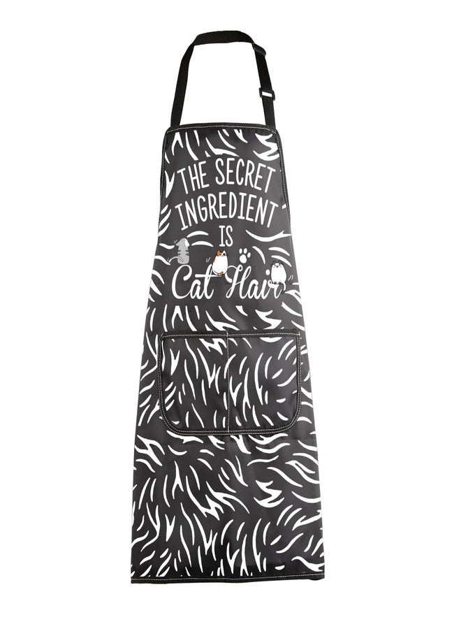 MBMSO Cat Grooming Apron the Secret Ingredient is Cat Hair Apron Funny Pet Groomer Salon Apron Cat Mom Owner Gift for Groomer (Cat Hair Apron-b) - Image 1