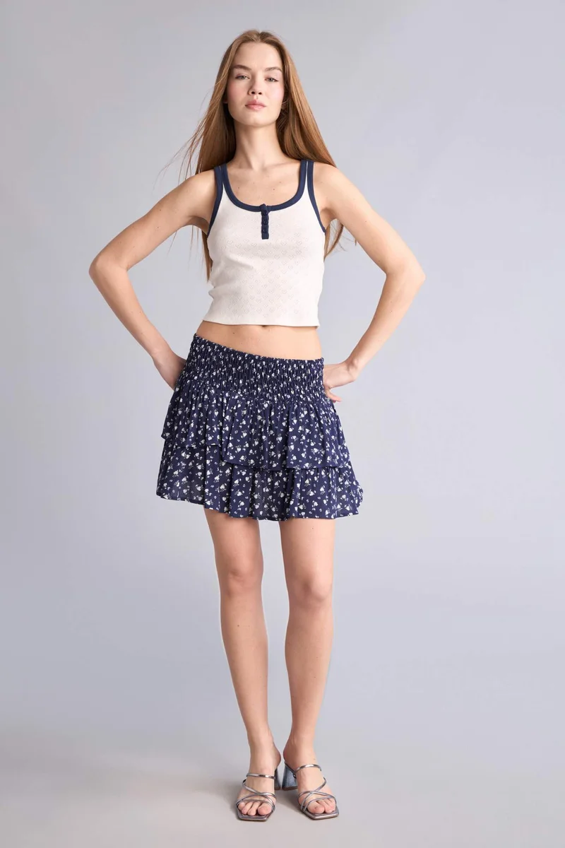 ديفاكتو Slim Fit Ribana Tank Top