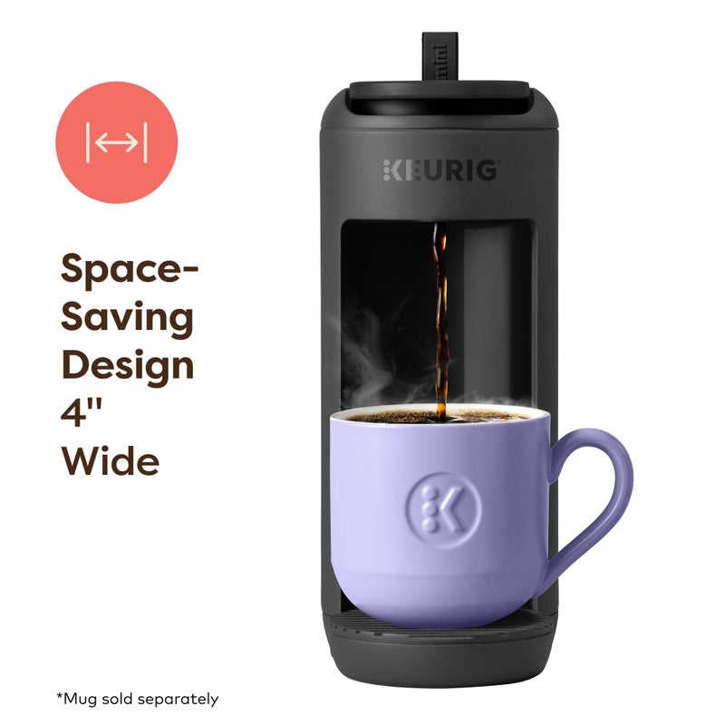 Keurig K-Mini Mate Single Serve K-Cup Pod Coffee Maker, Brews Up to 12 oz Cup, Compact Portable Coffee Machine for Small Spaces, Great for Dorms & Offices, Black - Image 2