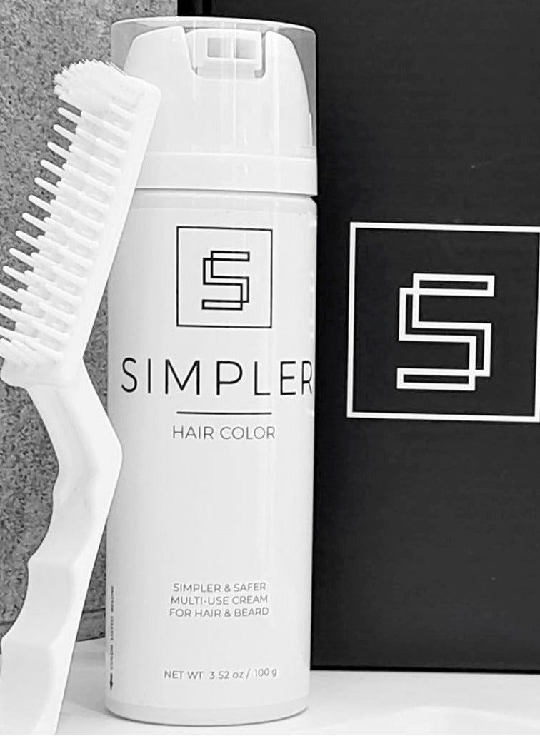 SIMPLER HAIR COLOR DARK BROWN