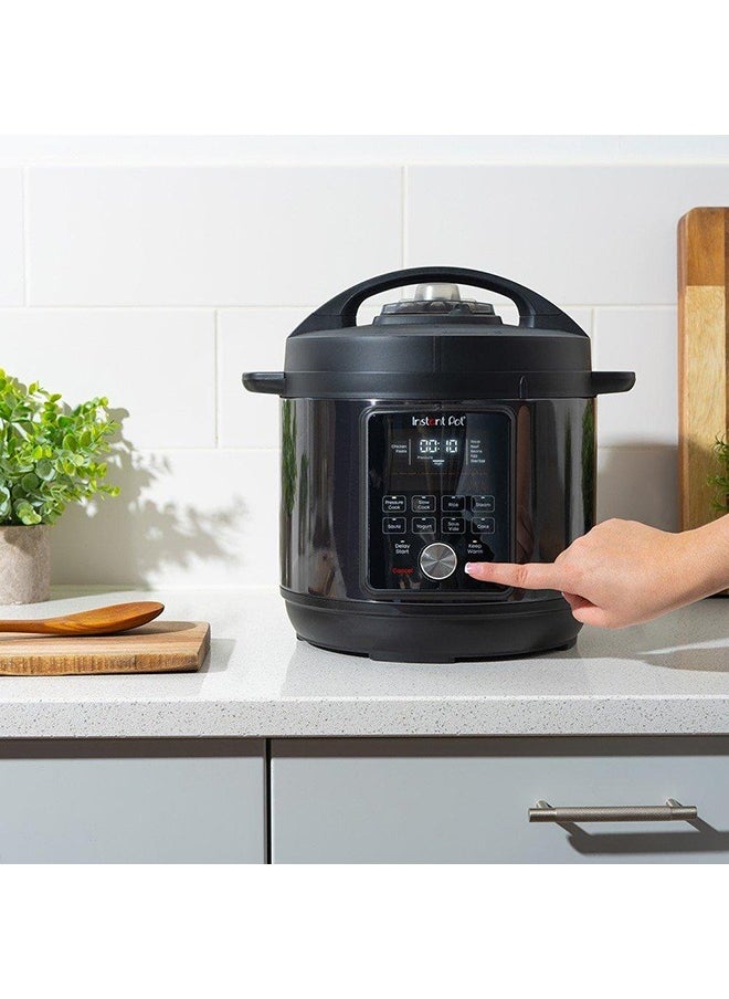 INSTANT Pot Duo Whisper Quiet Electric Pressure Cooker 5.7L Black Stainless Steel  - Image 2