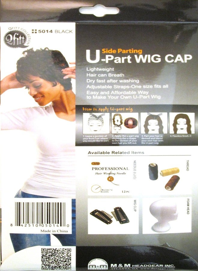 Qfitt Side Parting U-Part Wig Cap #5014 - Image 2