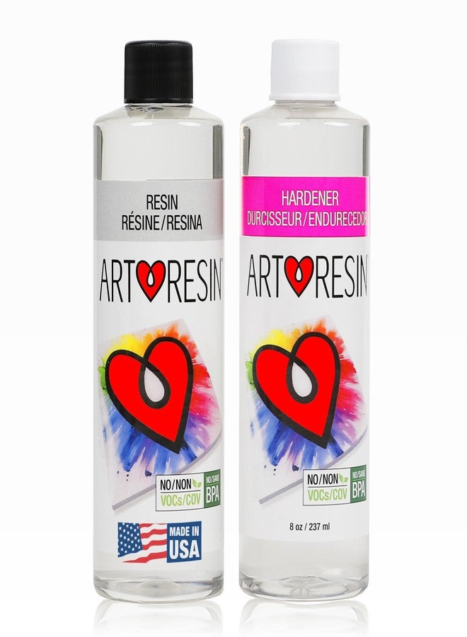 ArtResin - Epoxy Resin - Clear - Non-Toxic - 16 oz (8 oz Resin + 8 oz Hardener) (474 ml) - Image 1