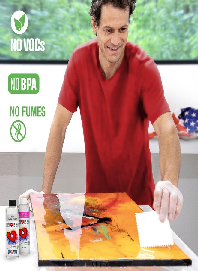 ArtResin - Epoxy Resin - Clear - Non-Toxic - 16 oz (8 oz Resin + 8 oz Hardener) (474 ml) - Image 5
