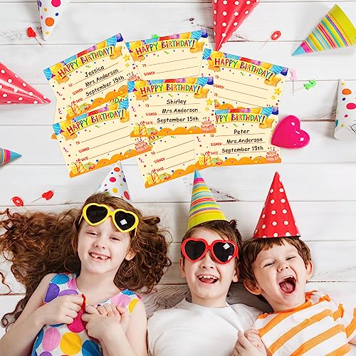 WhatSign 30Pcs Happy Birthday Award Certificates Gifts for Students from Teacher Birthday Cupcakes Award Certificate for Kids Classroom Birthday Kindergarten Elementary Back to School Teacher Supplies - Image 4
