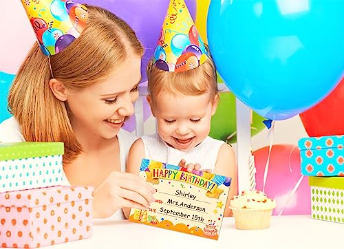WhatSign 30Pcs Happy Birthday Award Certificates Gifts for Students from Teacher Birthday Cupcakes Award Certificate for Kids Classroom Birthday Kindergarten Elementary Back to School Teacher Supplies - Image 5